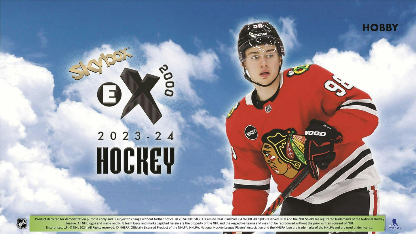 2023 - 24 Upper Deck Skybox E - X 2000 Hockey Hobby Box - Columbia Hobby - Sports Card Boxes - Toploaders - Card Savers