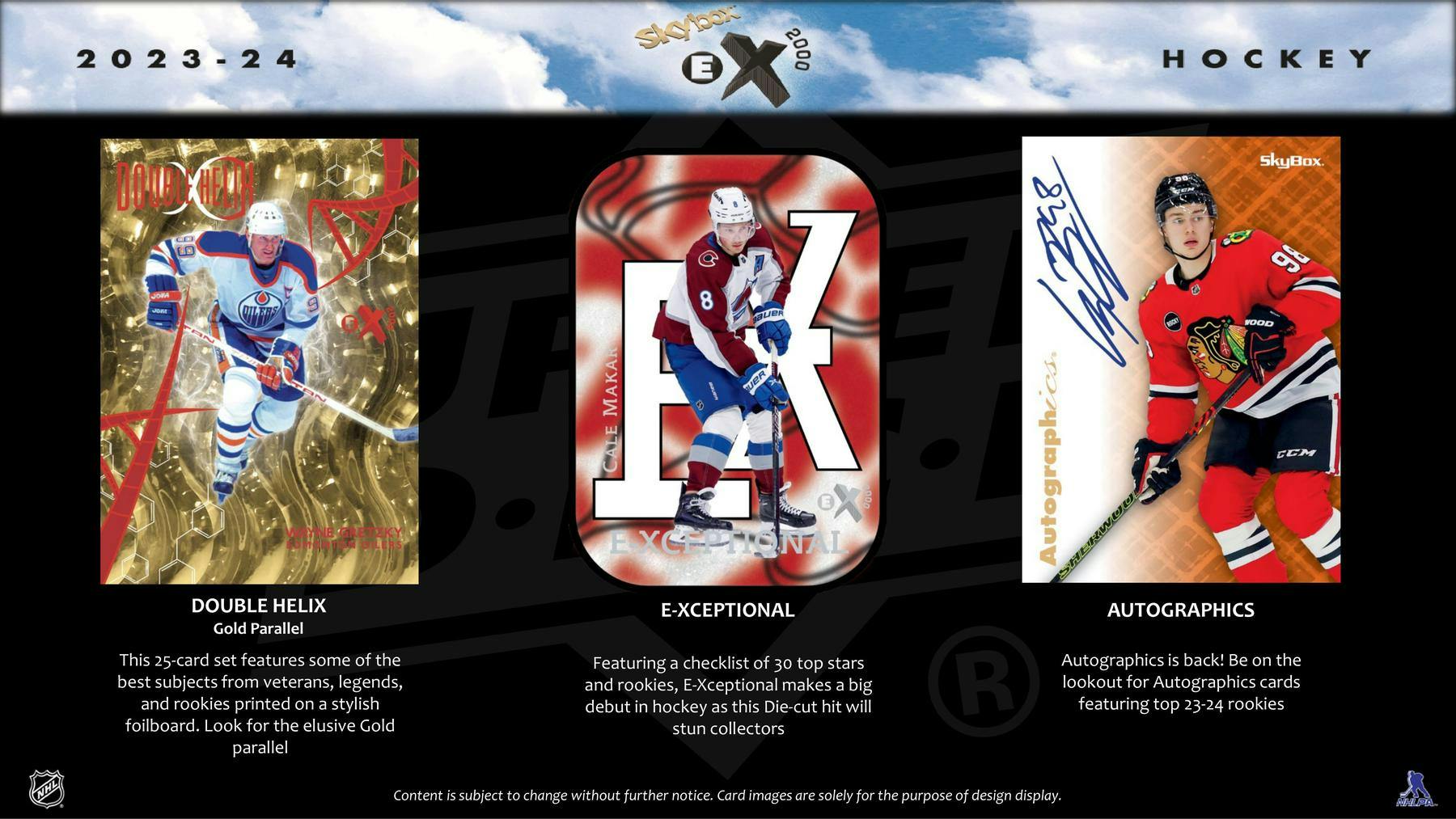 2023 - 24 Upper Deck Skybox E - X 2000 Hockey Hobby Box - Columbia Hobby - Sports Card Boxes - Toploaders - Card Savers