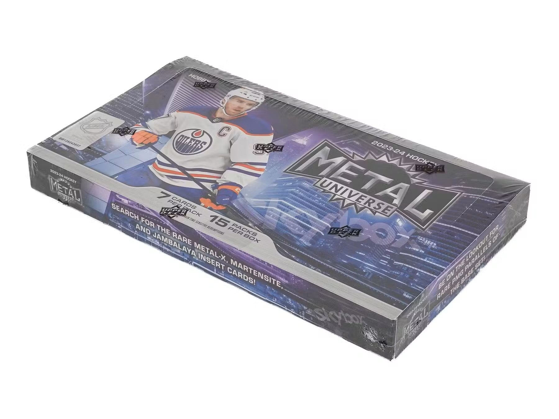 2023 - 24 Upper Deck Skybox Metal Universe Hockey Hobby Box - Columbia Hobby - Sports Card Boxes - Toploaders - Card Savers
