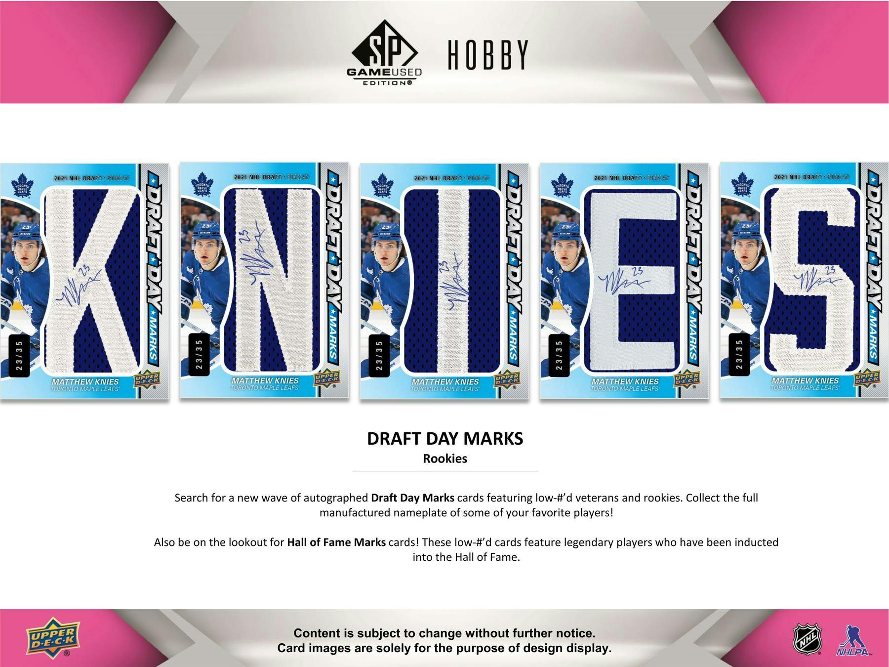 2023 - 24 Upper Deck SP Game Used Hockey Hobby Box - Columbia Hobby - Sports Card Boxes - Toploaders - Card Savers