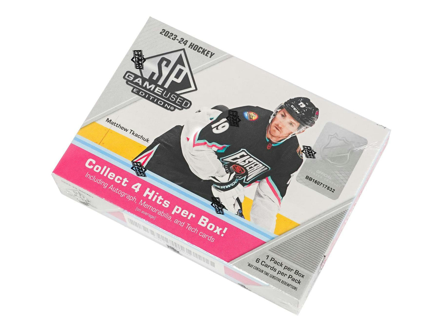 2023 - 24 Upper Deck SP Game Used Hockey Hobby Box - Columbia Hobby - Sports Card Boxes - Toploaders - Card Savers