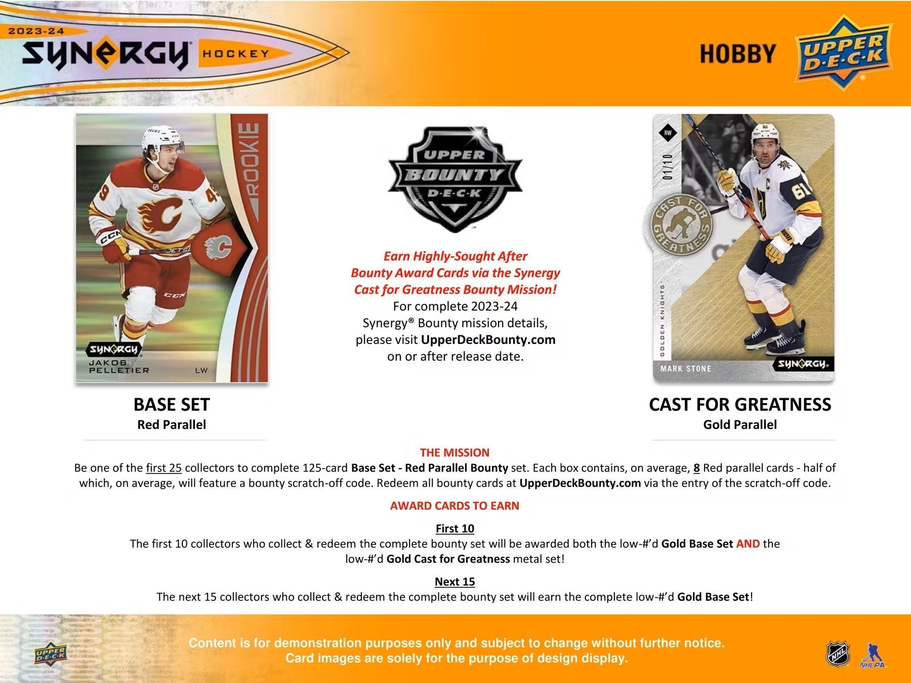 2023 - 24 Upper Deck Synergy Hockey Hobby Box - Columbia Hobby - Sports Card Boxes - Toploaders - Card Savers