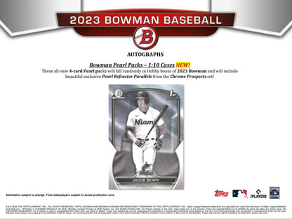 2023 Bowman Baseball Hobby Box - Columbia Hobby - Sports Card Boxes - Toploaders - Card Savers