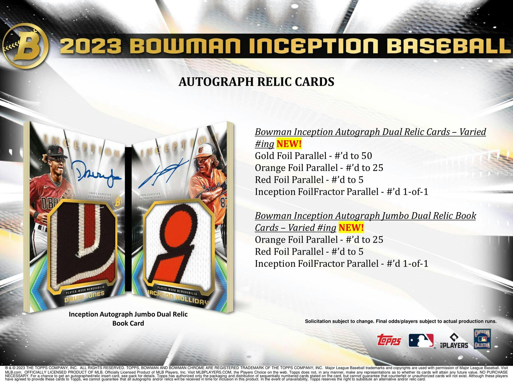 2023 Bowman Inception Baseball Hobby Box - Columbia Hobby - Sports Card Boxes - Toploaders - Card Savers