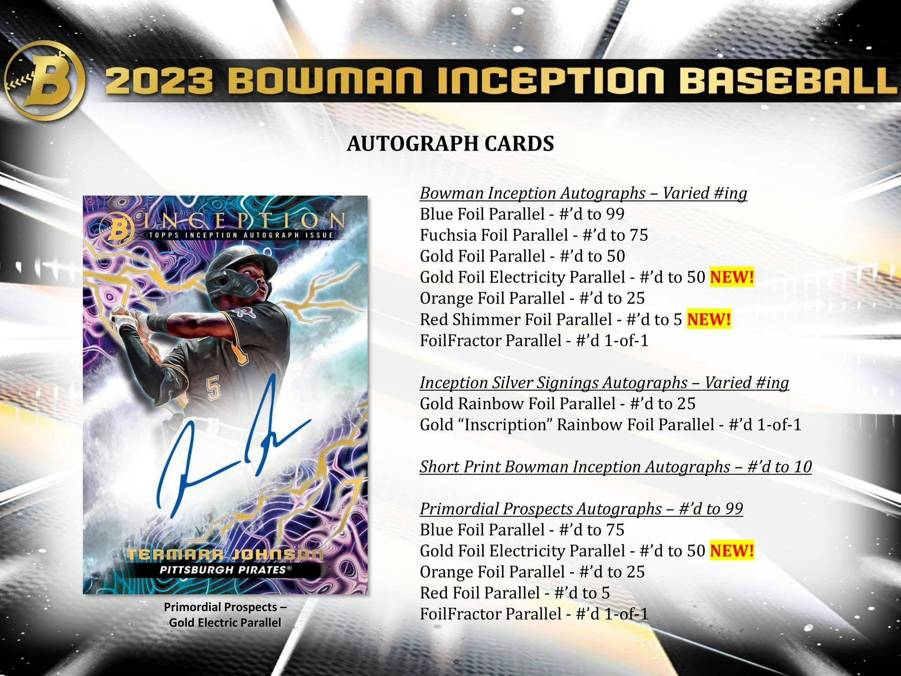 2023 Bowman Inception Baseball Hobby Box - Columbia Hobby - Sports Card Boxes - Toploaders - Card Savers