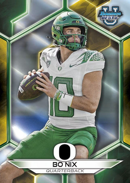 2023 Bowman University Best Football Hobby Box - Columbia Hobby - Sports Card Boxes - Toploaders - Card Savers