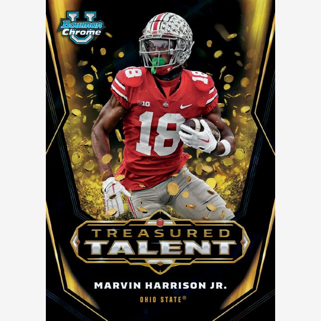 2023 Bowman University Chrome Football Sapphire Edition Hobby Box - Columbia Hobby - Sports Card Boxes - Toploaders - Card Savers