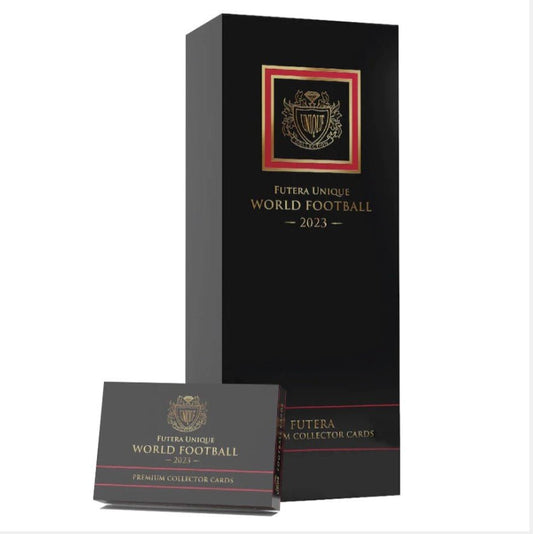 2023 Futura World Football Unique Soccer Hobby Box - Columbia Hobby - Sports Card Boxes - Toploaders - Card Savers