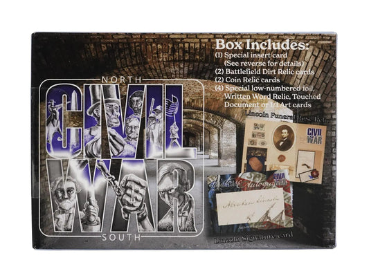 2023 Historic Autographs Civil War Hobby Box - Columbia Hobby - Sports Card Boxes - Toploaders - Card Savers