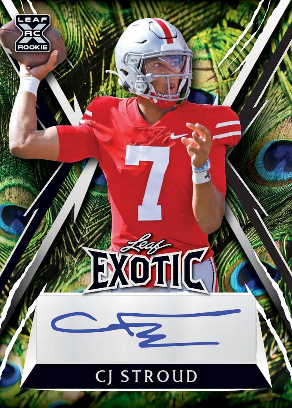 2023 Leaf Exotic Football Hobby Box