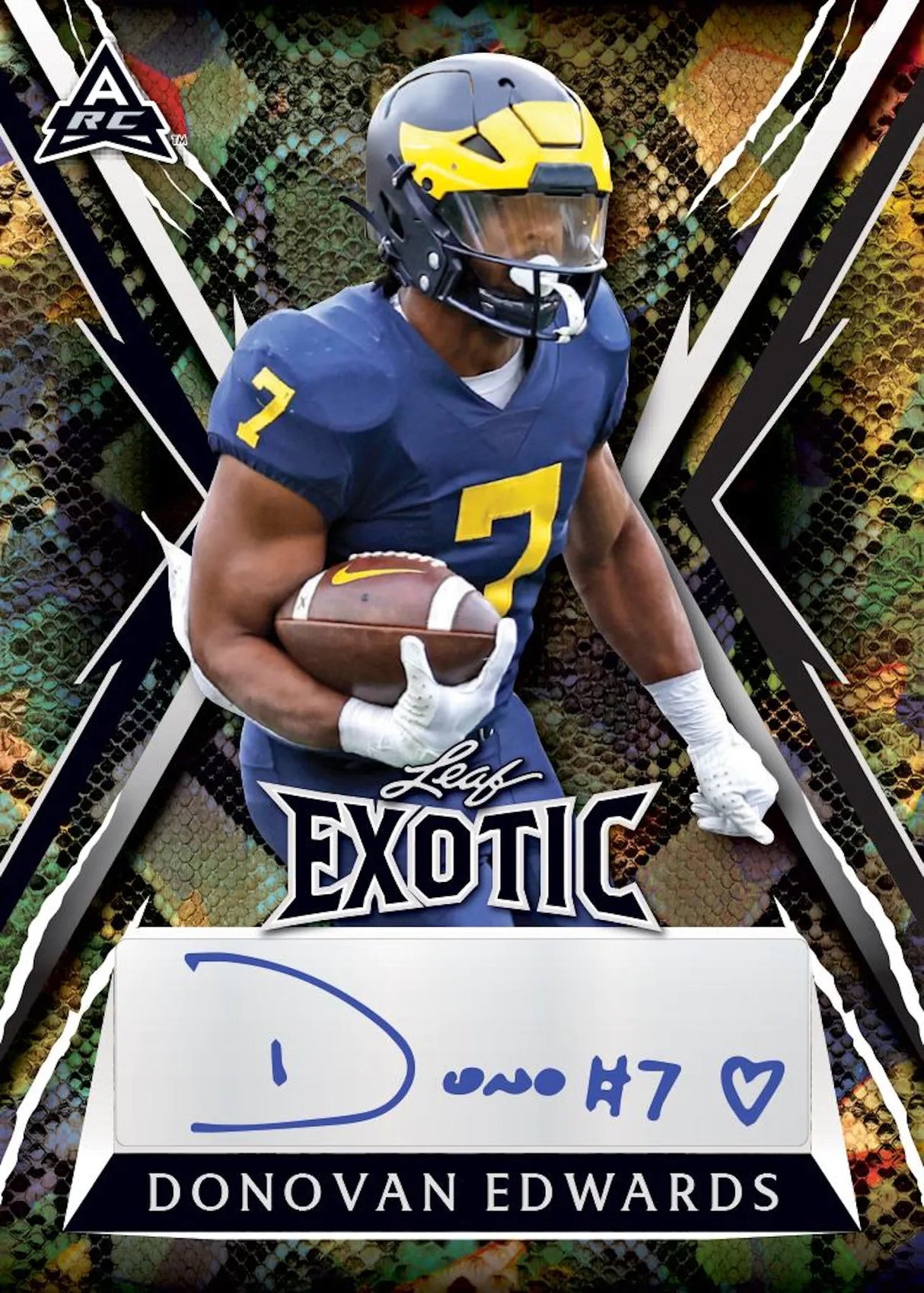 2023 Leaf Exotic Football Hobby Box