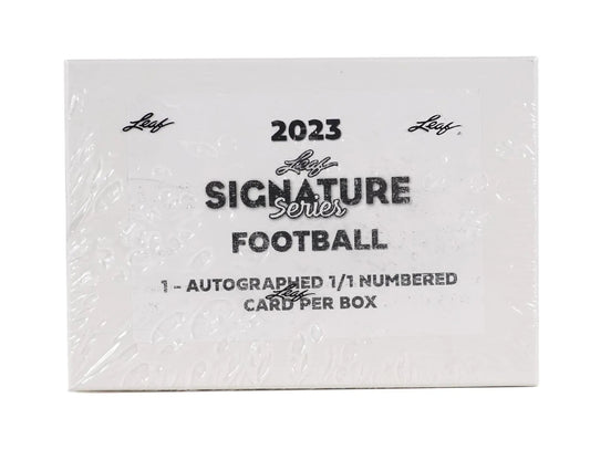 2023 Leaf Football Signature Series Hobby - Columbia Hobby - Sports Card Boxes - Toploaders - Card Savers