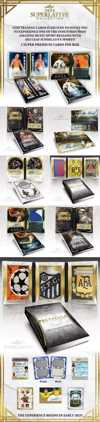 2023 Leaf Superlative Multi - Sport Hobby Box - Columbia Hobby - Sports Card Boxes - Toploaders - Card Savers