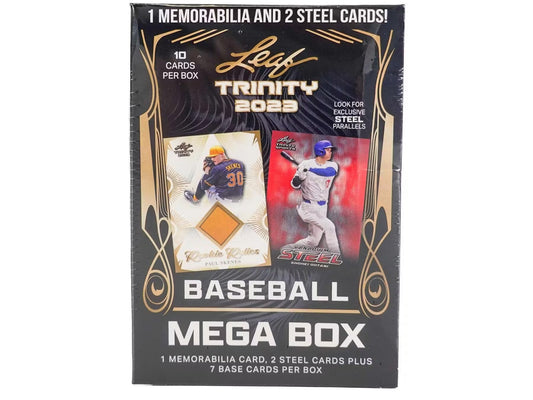 2023 Leaf Trinity Baseball Mega Box - Columbia Hobby - Sports Card Boxes - Toploaders - Card Savers