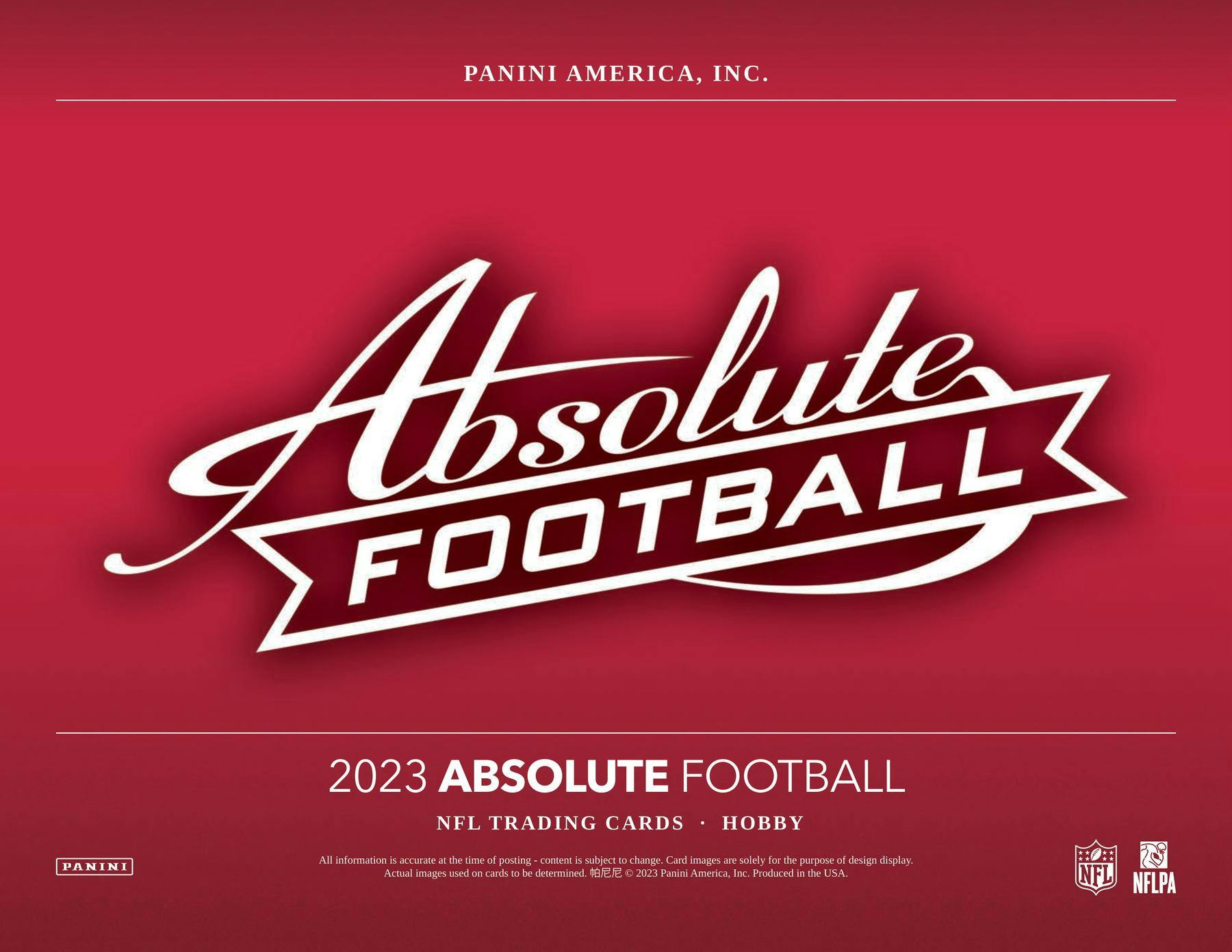2023 Panini Absolute Football Hobby Box - Columbia Hobby - Sports Card Boxes - Toploaders - Card Savers