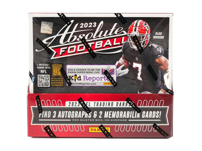 2023 Panini Absolute Football Hobby Box - Columbia Hobby - Sports Card Boxes - Toploaders - Card Savers