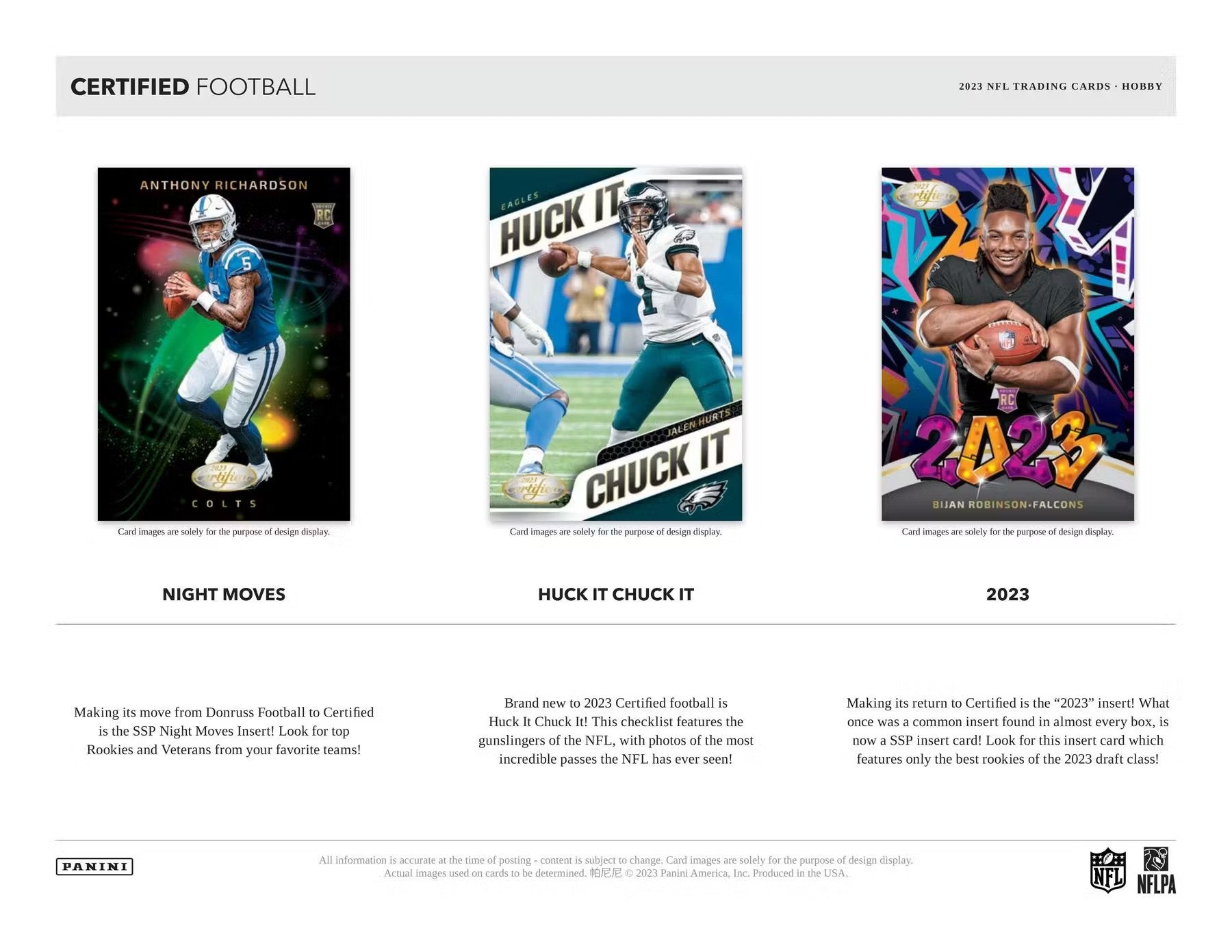 2023 Panini Certified Football Hobby Box - Columbia Hobby - Sports Card Boxes - Toploaders - Card Savers