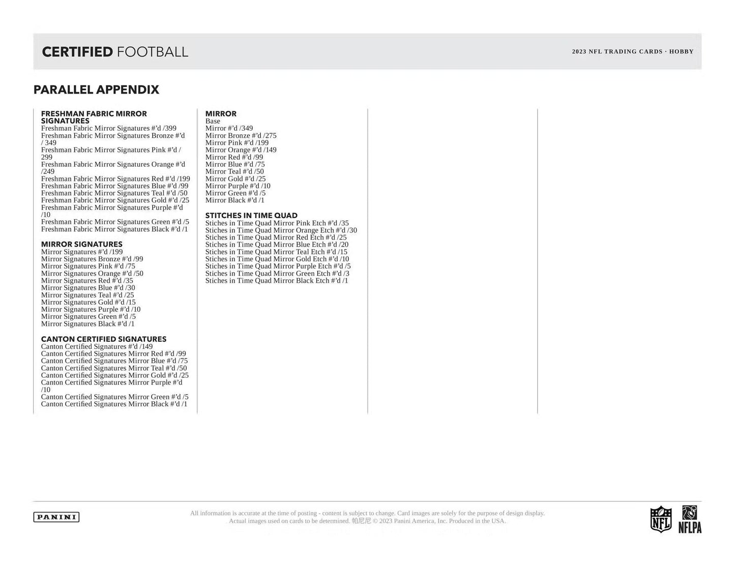 2023 Panini Certified Football Hobby Box - Columbia Hobby - Sports Card Boxes - Toploaders - Card Savers