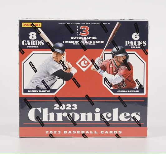 2023 Panini Chronicles Baseball Hobby Box - Columbia Hobby - Sports Card Boxes - Toploaders - Card Savers