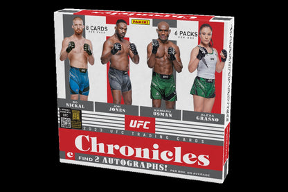 2023 Panini Chronicles UFC Hobby Box - Columbia Hobby - Sports Card Boxes - Toploaders - Card Savers