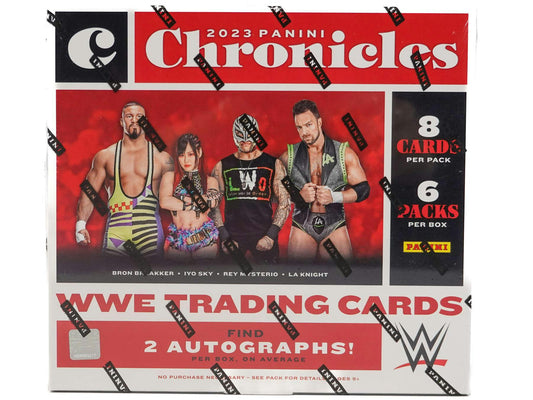 2023 Panini Chronicles WWE Hobby - Columbia Hobby - Sports Card Boxes - Toploaders - Card Savers