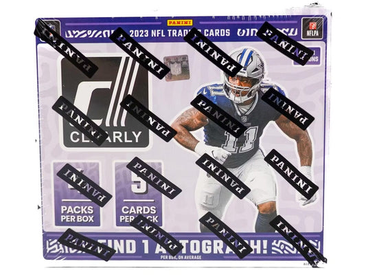 2023 Panini Clearly Donruss Football Hobby Box - Columbia Hobby - Sports Card Boxes - Toploaders - Card Savers