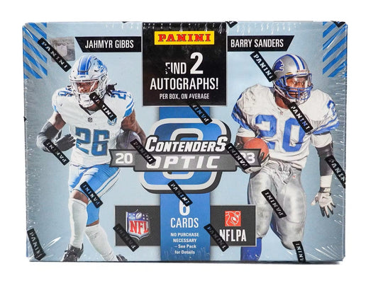 2023 Panini Contenders Optic Football Hobby Box - Columbia Hobby - Sports Card Boxes - Toploaders - Card Savers