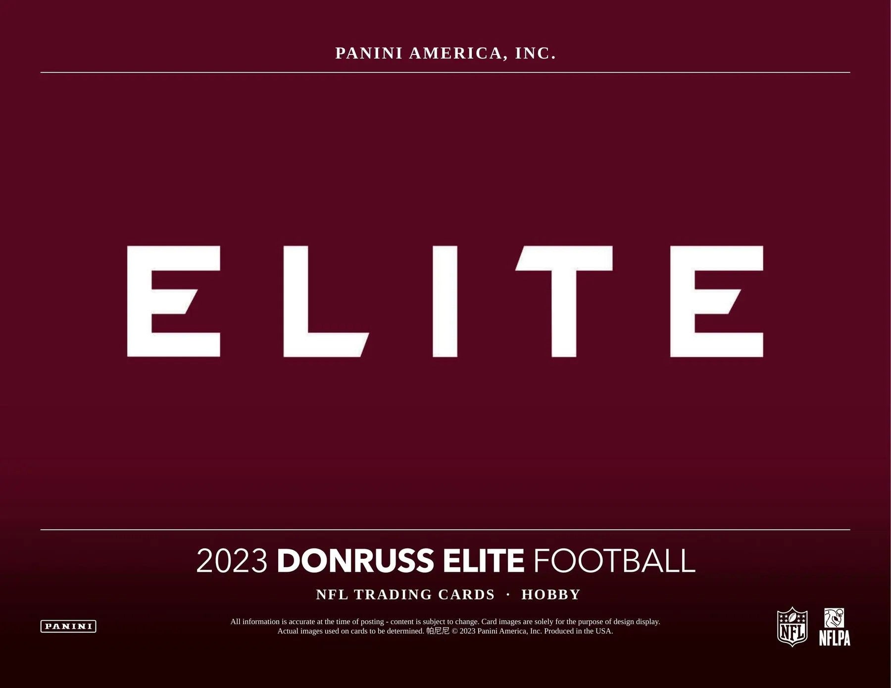 2023 Panini Donruss Elite NFL Football Hobby Box - Columbia Hobby - Sports Card Boxes - Toploaders - Card Savers