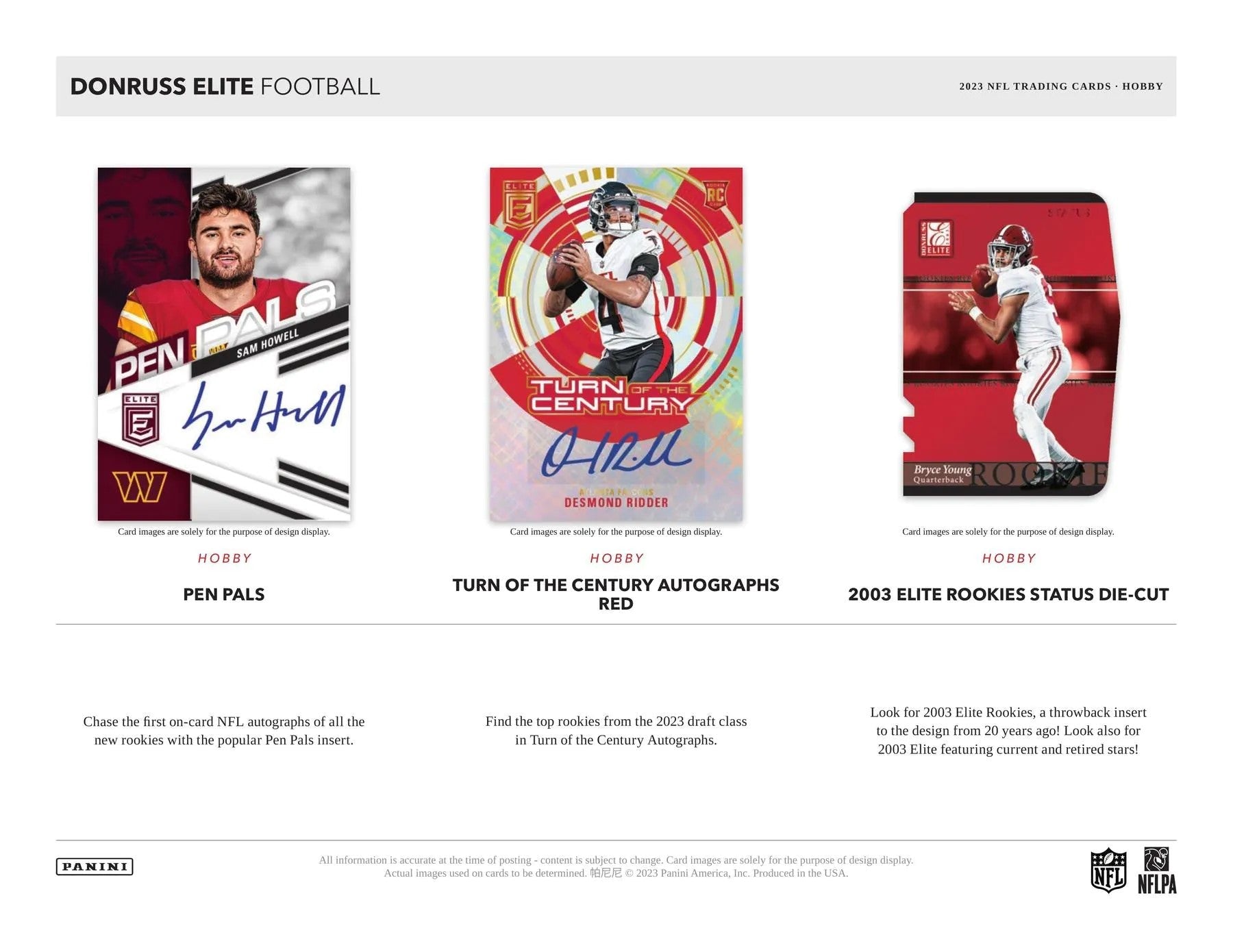 2023 Panini Donruss Elite NFL Football Hobby Box - Columbia Hobby - Sports Card Boxes - Toploaders - Card Savers