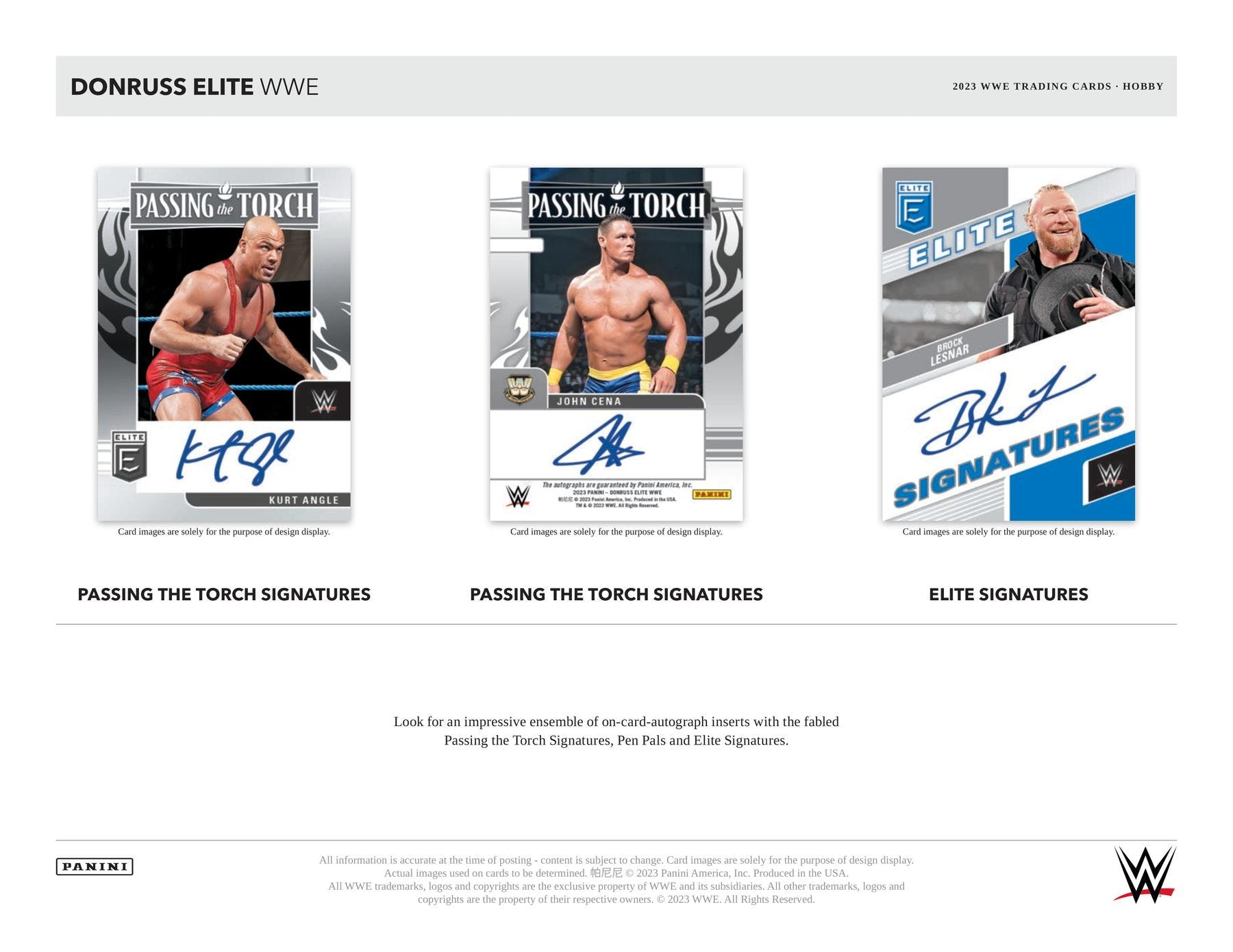 2023 Panini Donruss Elite WWE Wrestling Hobby Box - Columbia Hobby - Sports Card Boxes - Toploaders - Card Savers