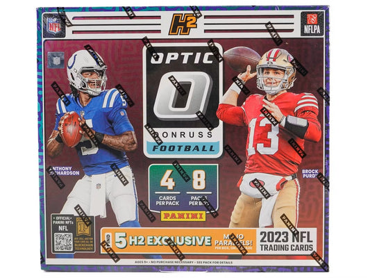 2023 Panini Donruss Optic Football H2 Box - Columbia Hobby - Sports Card Boxes - Toploaders - Card Savers