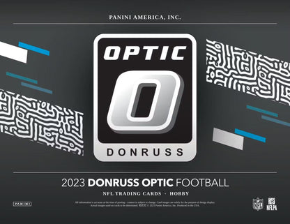 2023 Panini Donruss Optic Football Hobby Box - Columbia Hobby - Sports Card Boxes - Toploaders - Card Savers