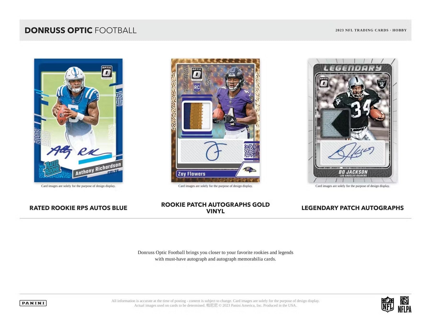 2023 Panini Donruss Optic Football Hobby Box - Columbia Hobby - Sports Card Boxes - Toploaders - Card Savers