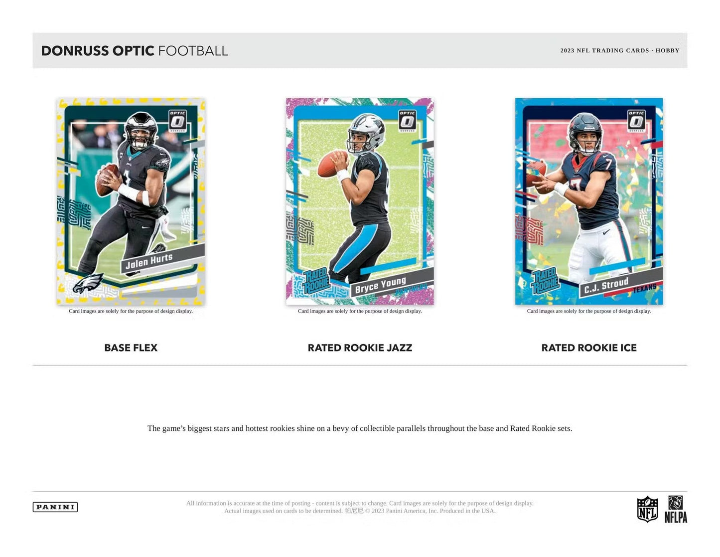 2023 Panini Donruss Optic Football Hobby Box - Columbia Hobby - Sports Card Boxes - Toploaders - Card Savers