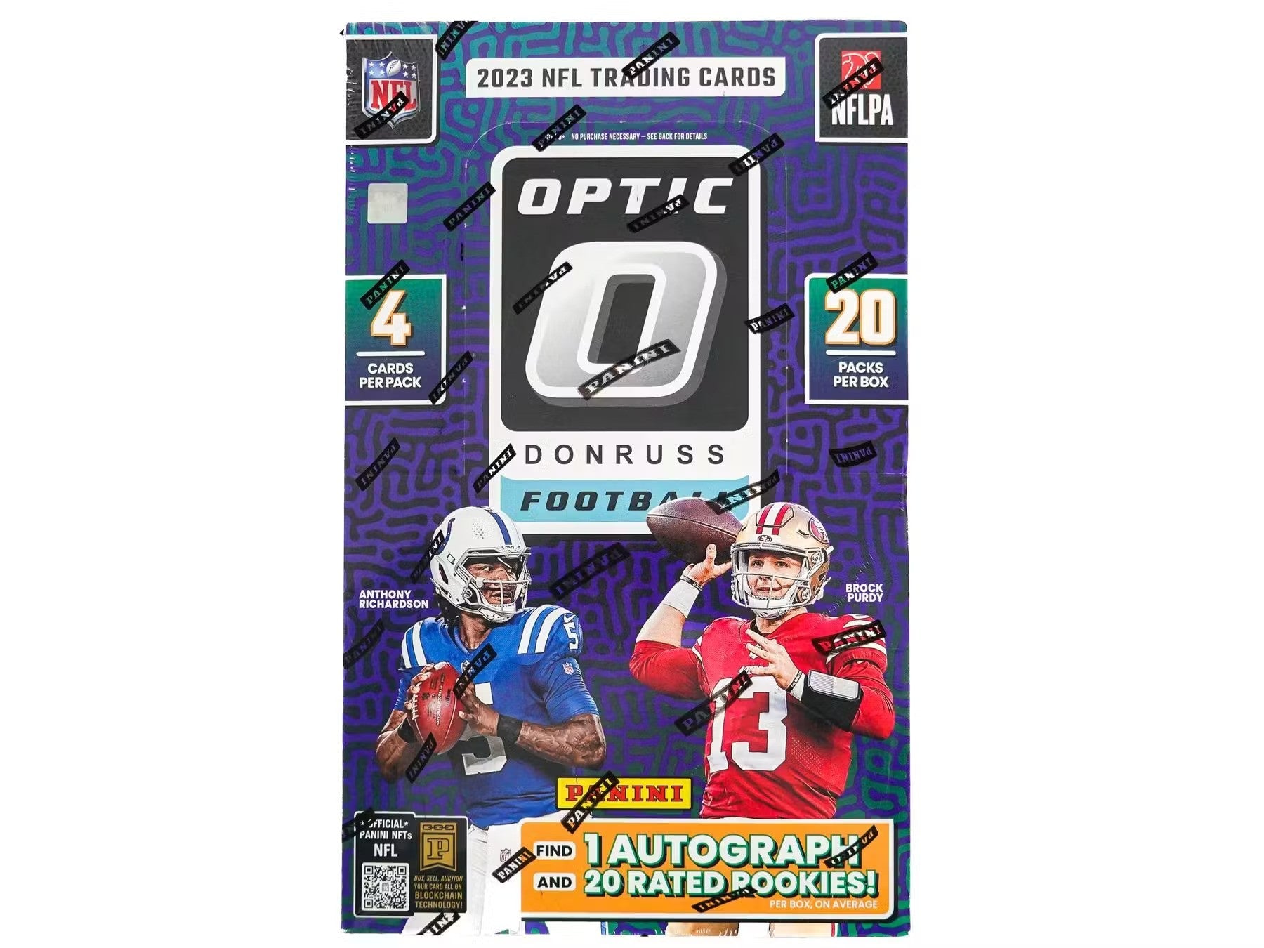 2023 Panini Donruss Optic Football Hobby Box - Columbia Hobby - Sports Card Boxes - Toploaders - Card Savers