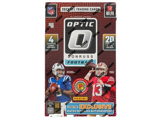2023 Panini Donruss Optic Football International Hobby Box - Columbia Hobby - Sports Card Boxes - Toploaders - Card Savers