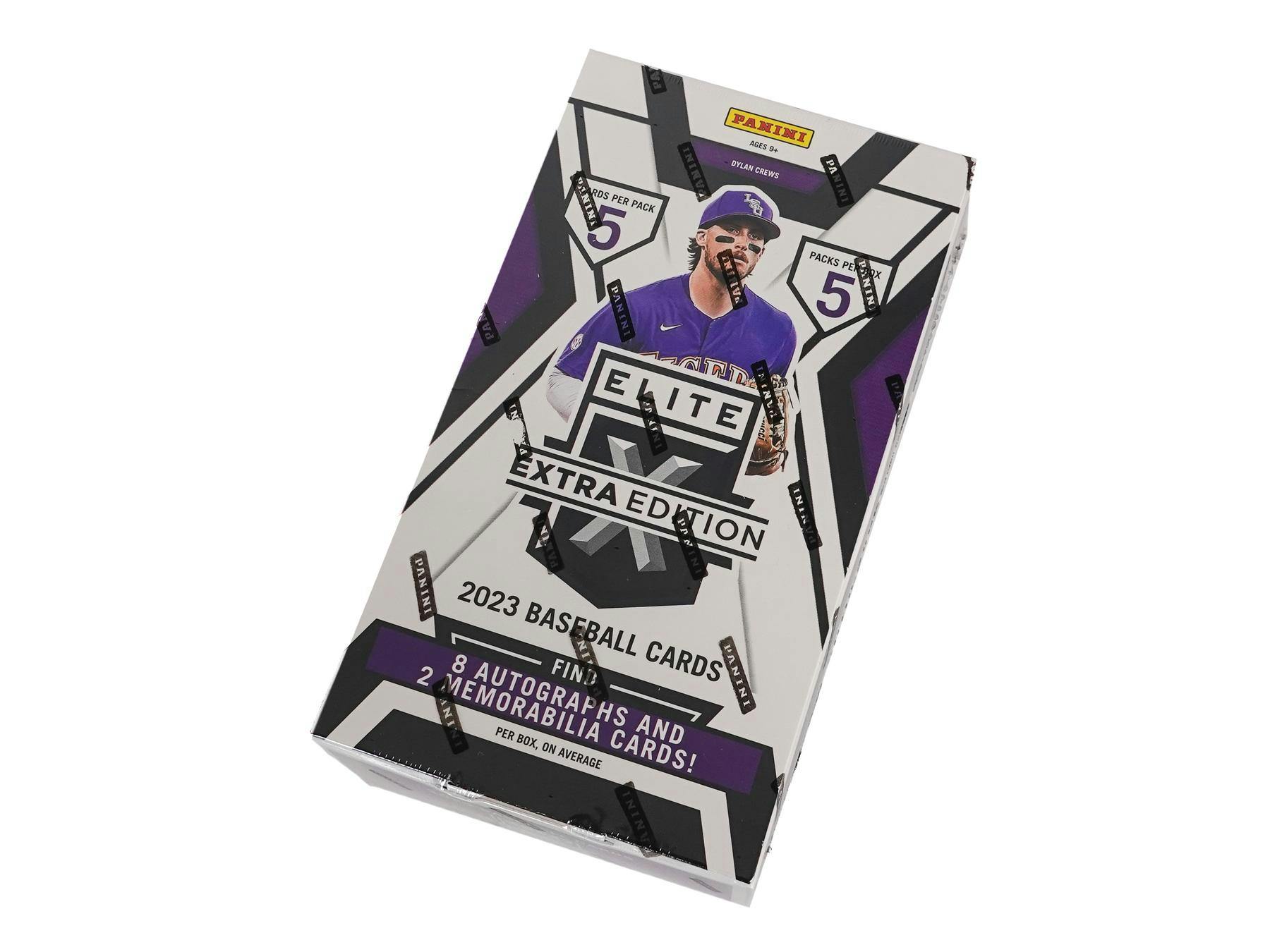 2023 Panini Elite Extra Edition Baseball Hobby Box - Columbia Hobby - Sports Card Boxes - Toploaders - Card Savers