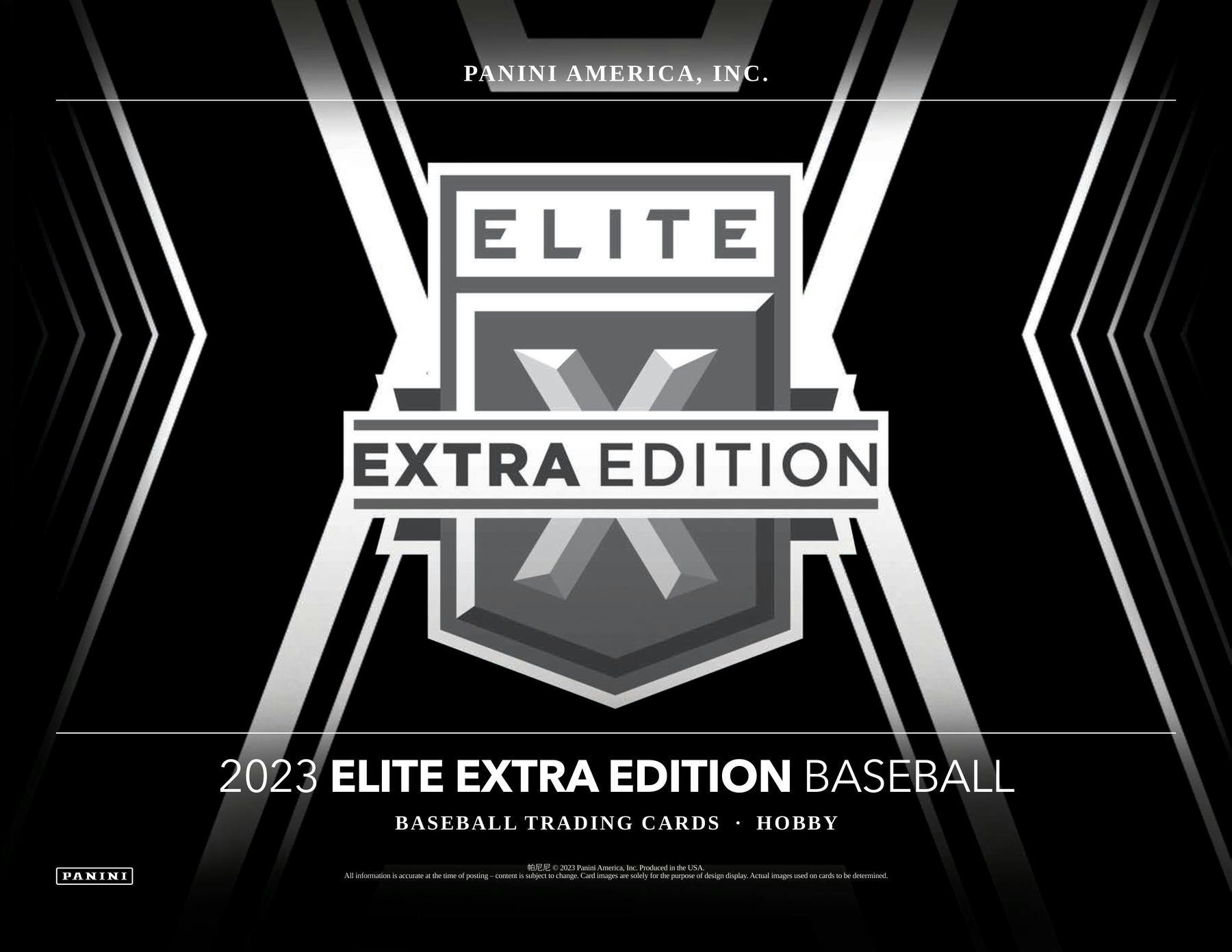 2023 Panini Elite Extra Edition Baseball Hobby Box - Columbia Hobby - Sports Card Boxes - Toploaders - Card Savers