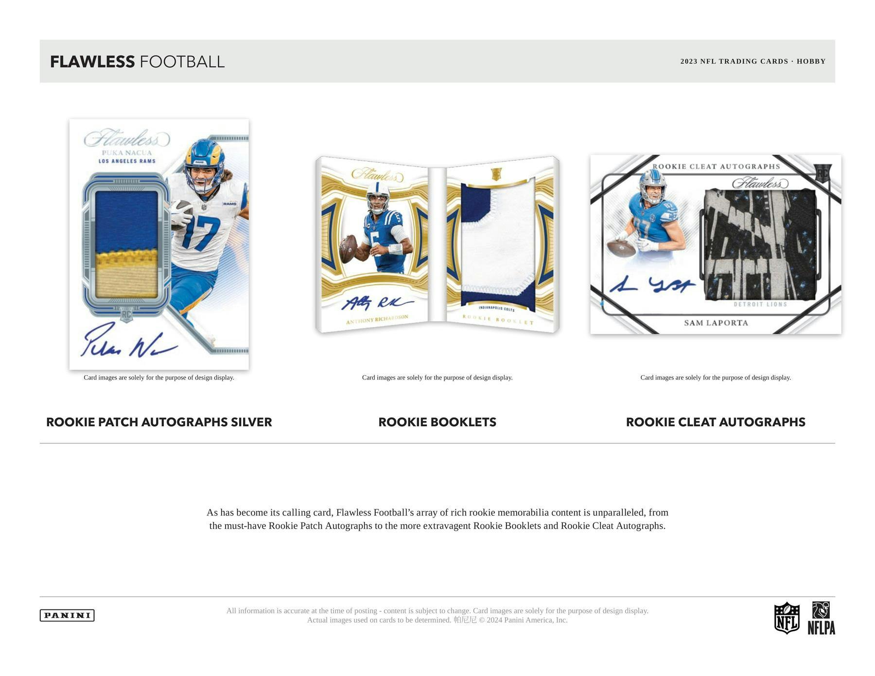 2023 Panini Flawless Football Hobby 2 - Box Case - Columbia Hobby - Sports Card Boxes - Toploaders - Card Savers