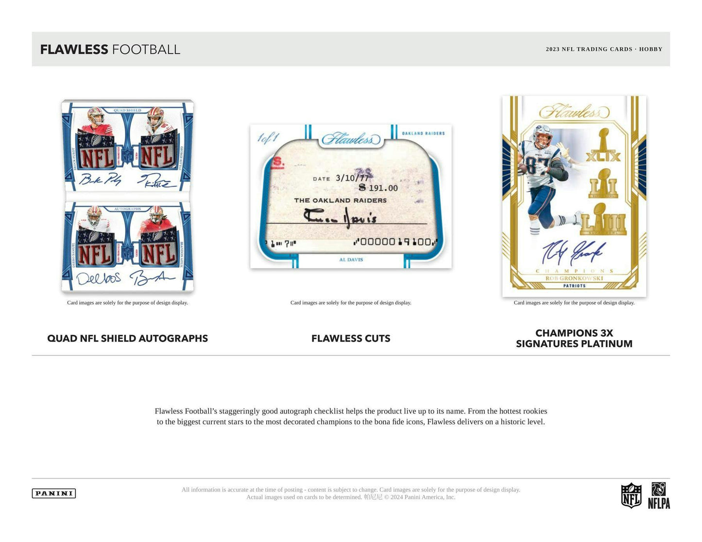 2023 Panini Flawless Football Hobby 2 - Box Case - Columbia Hobby - Sports Card Boxes - Toploaders - Card Savers