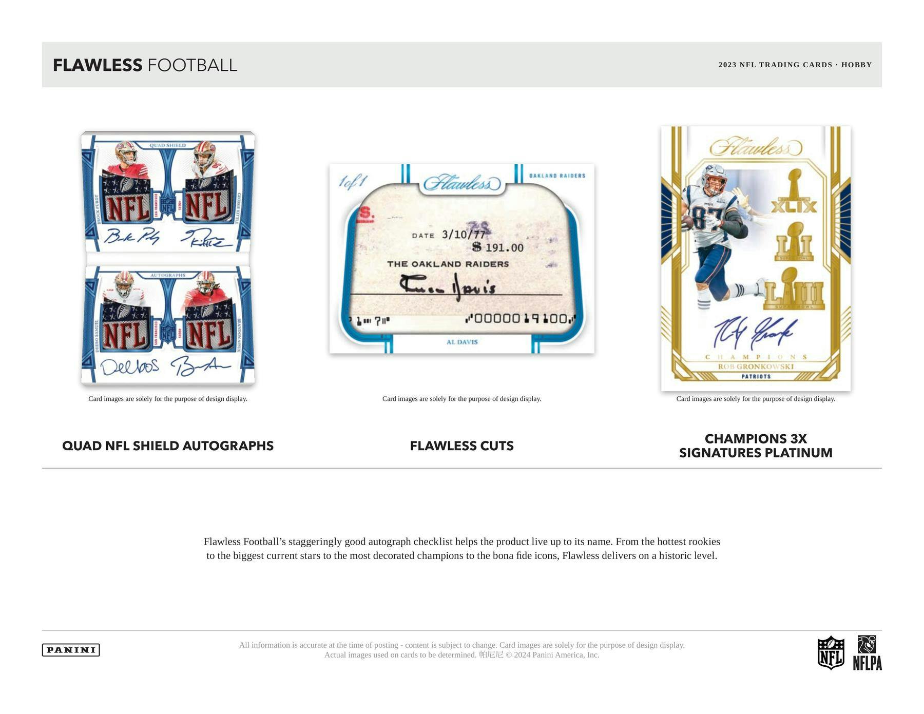 2023 Panini Flawless Football Hobby 2 - Box Case - Columbia Hobby - Sports Card Boxes - Toploaders - Card Savers