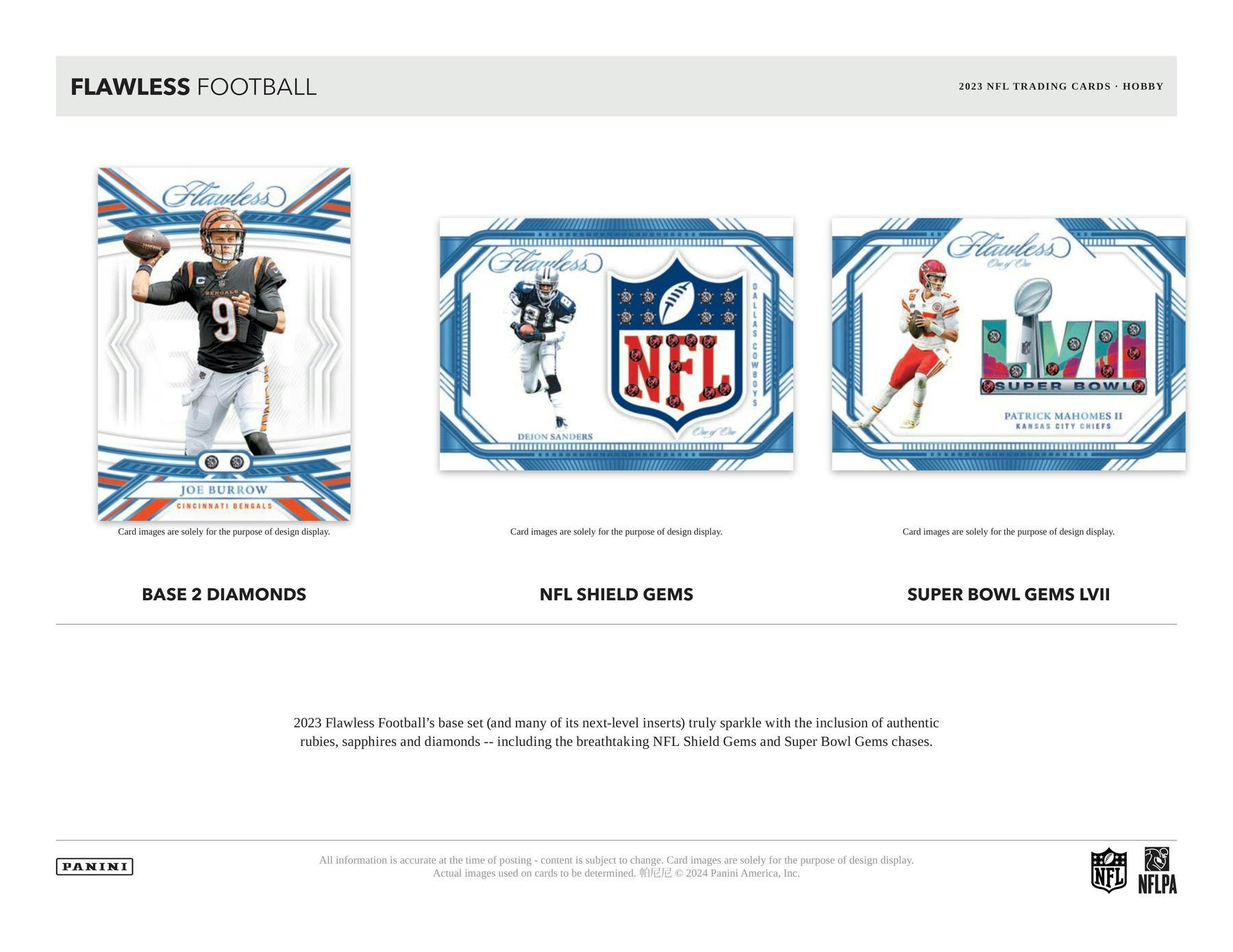 2023 Panini Flawless Football Hobby 2 - Box Case - Columbia Hobby - Sports Card Boxes - Toploaders - Card Savers