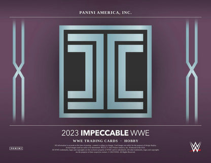 2023 Panini Impeccable WWE Wrestling Hobby Box - Columbia Hobby - Sports Card Boxes - Toploaders - Card Savers