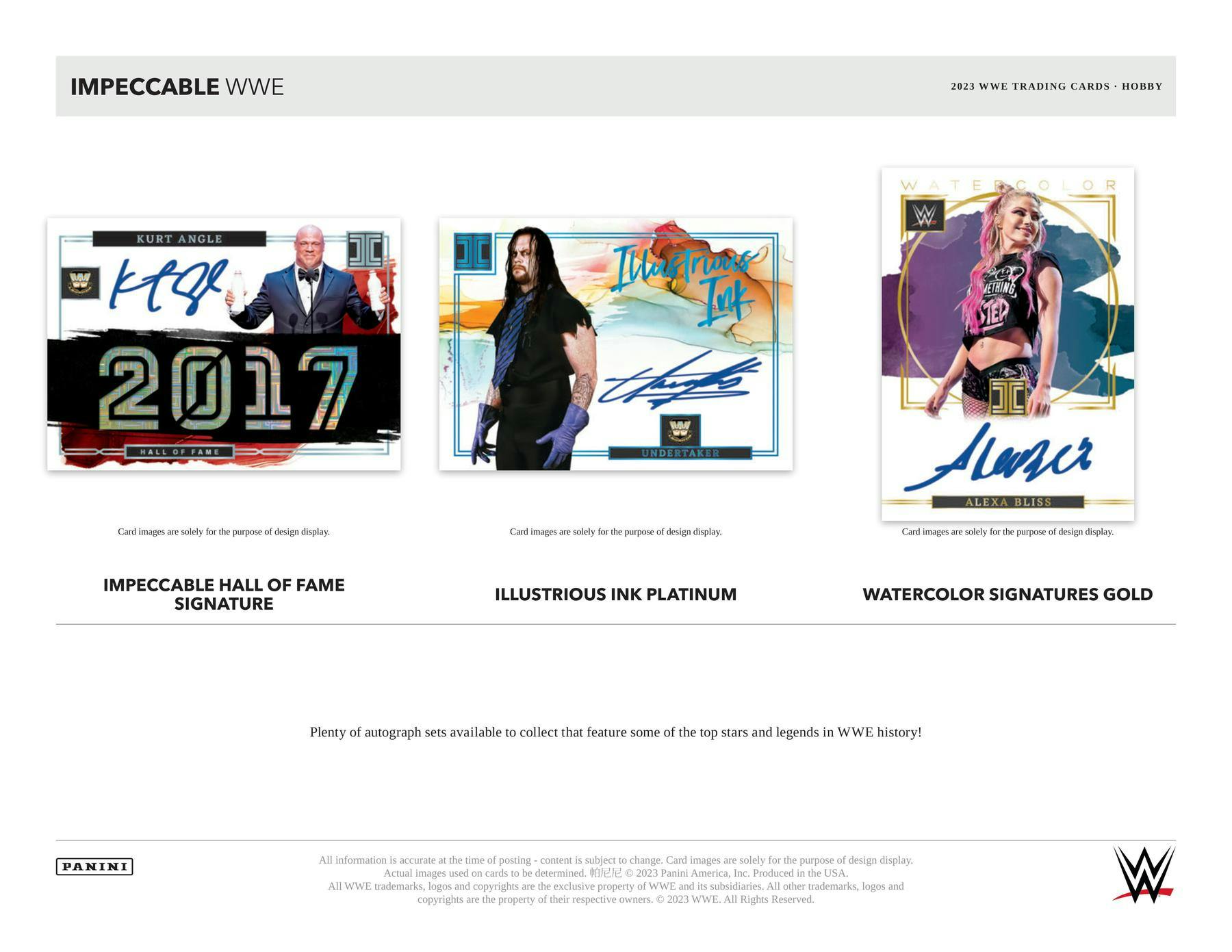 2023 Panini Impeccable WWE Wrestling Hobby Box - Columbia Hobby - Sports Card Boxes - Toploaders - Card Savers