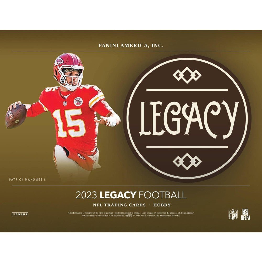 2023 Panini Legacy Football Hobby Box - Columbia Hobby - Sports Card Boxes - Toploaders - Card Savers