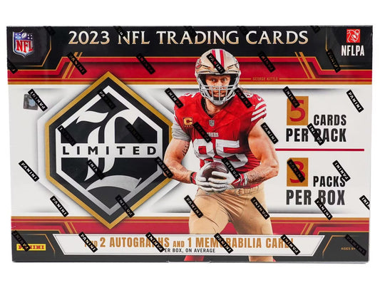 2023 Panini Limited Football Hobby Box - Columbia Hobby - Sports Card Boxes - Toploaders - Card Savers