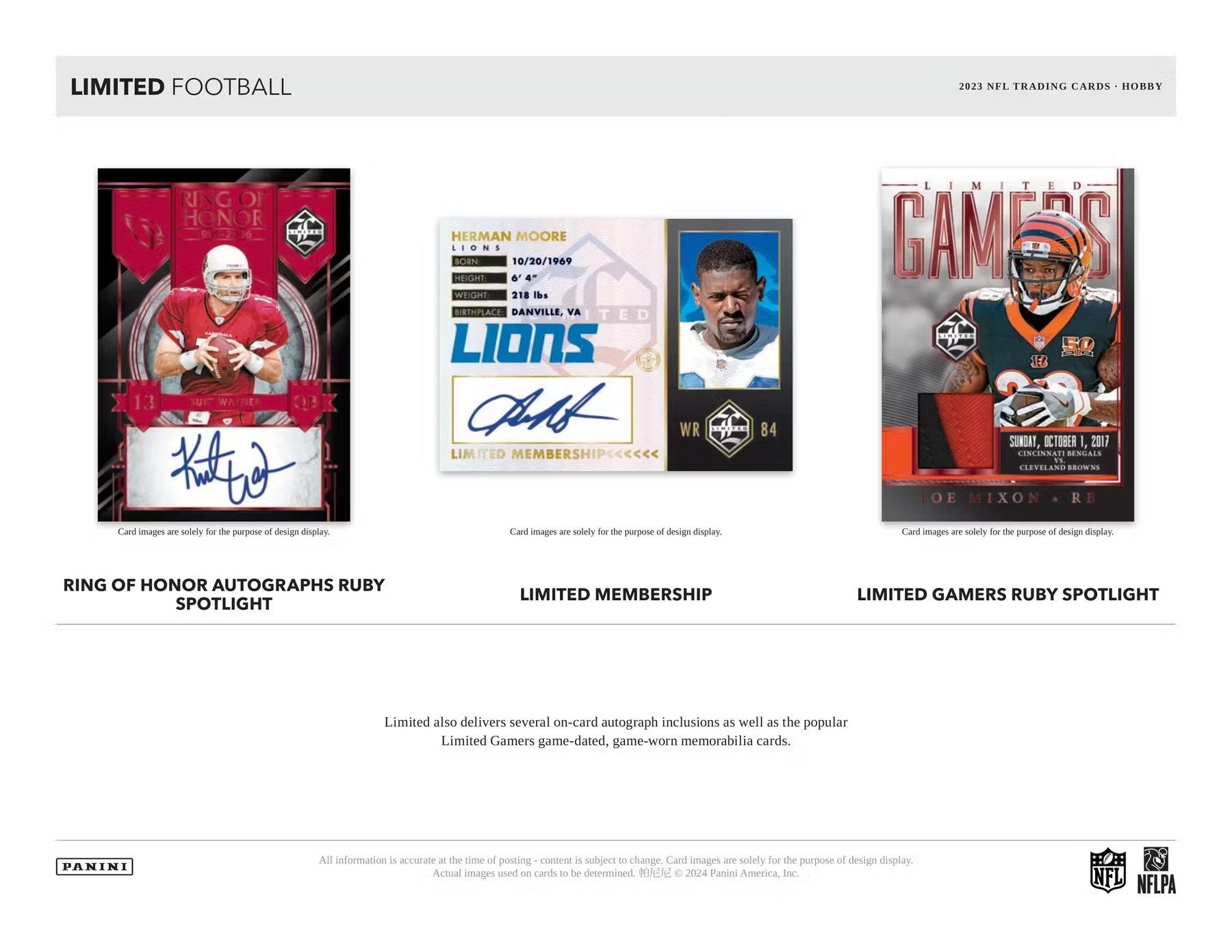 2023 Panini Limited Football Hobby Box - Columbia Hobby - Sports Card Boxes - Toploaders - Card Savers