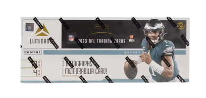 2023 Panini Luminance Football Hobby Box - Columbia Hobby - Sports Card Boxes - Toploaders - Card Savers