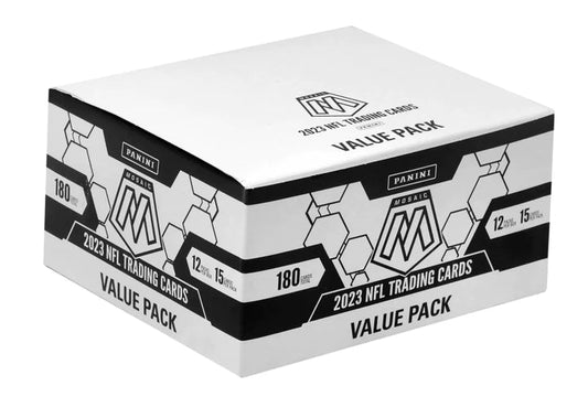 2023 Panini Mosaic Football Value Pack Hobby - Columbia Hobby - Sports Card Boxes - Toploaders - Card Savers