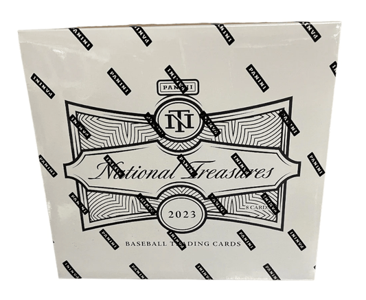 2023 Panini National Treasures Baseball Hobby Box - Columbia Hobby - Sports Card Boxes - Toploaders - Card Savers